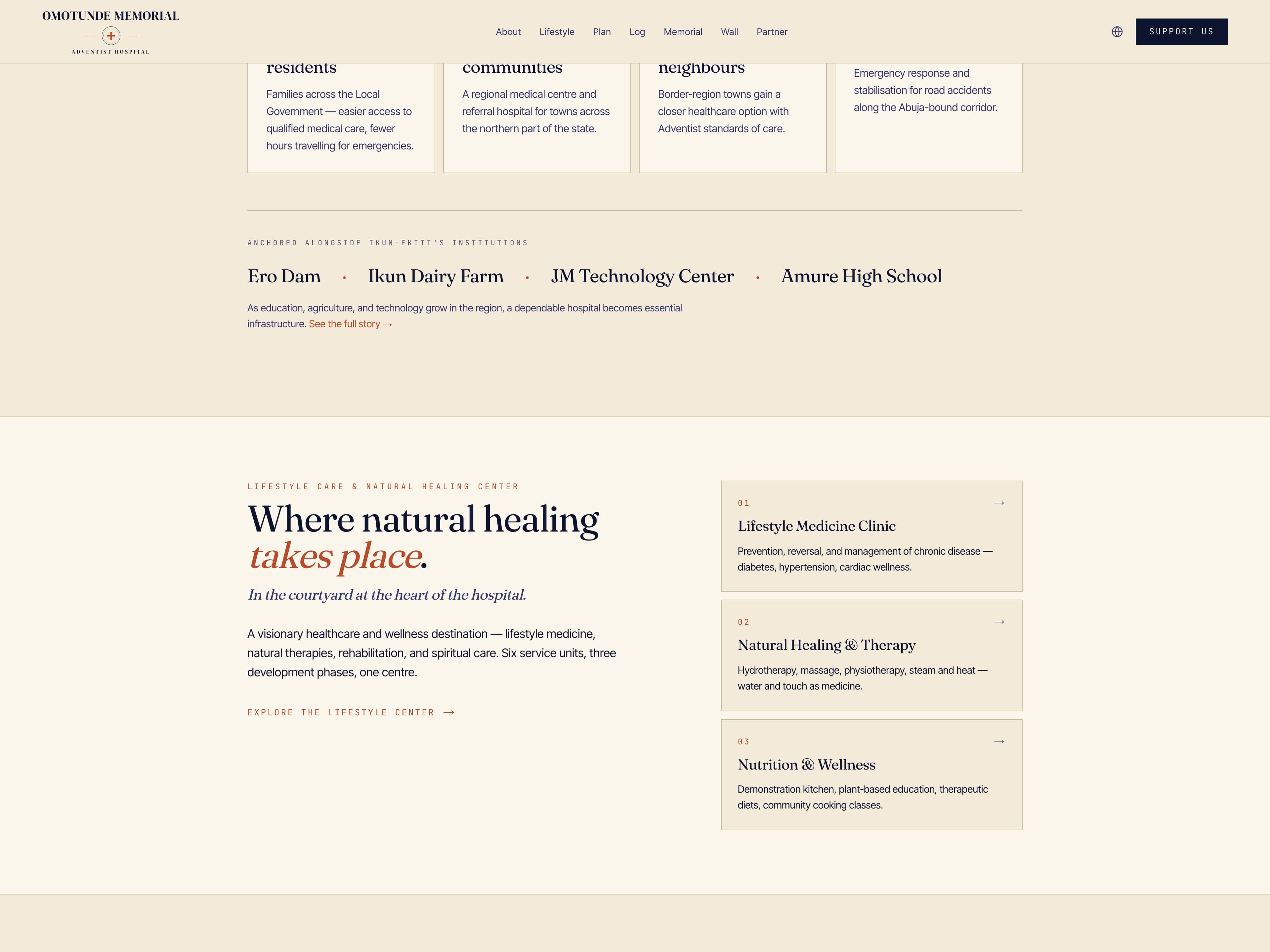 Visit + contact