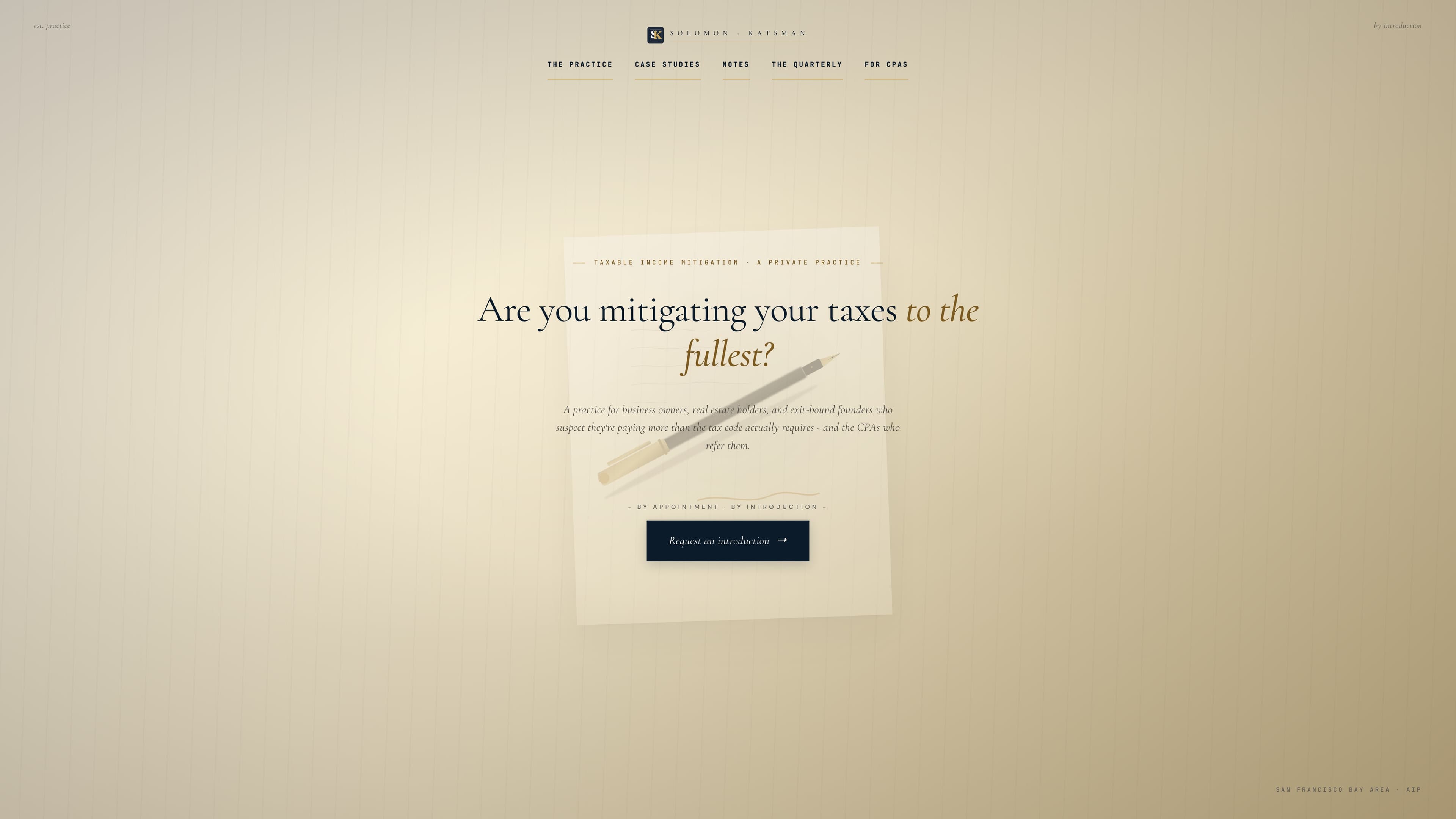 Solomon Katsman site preview
