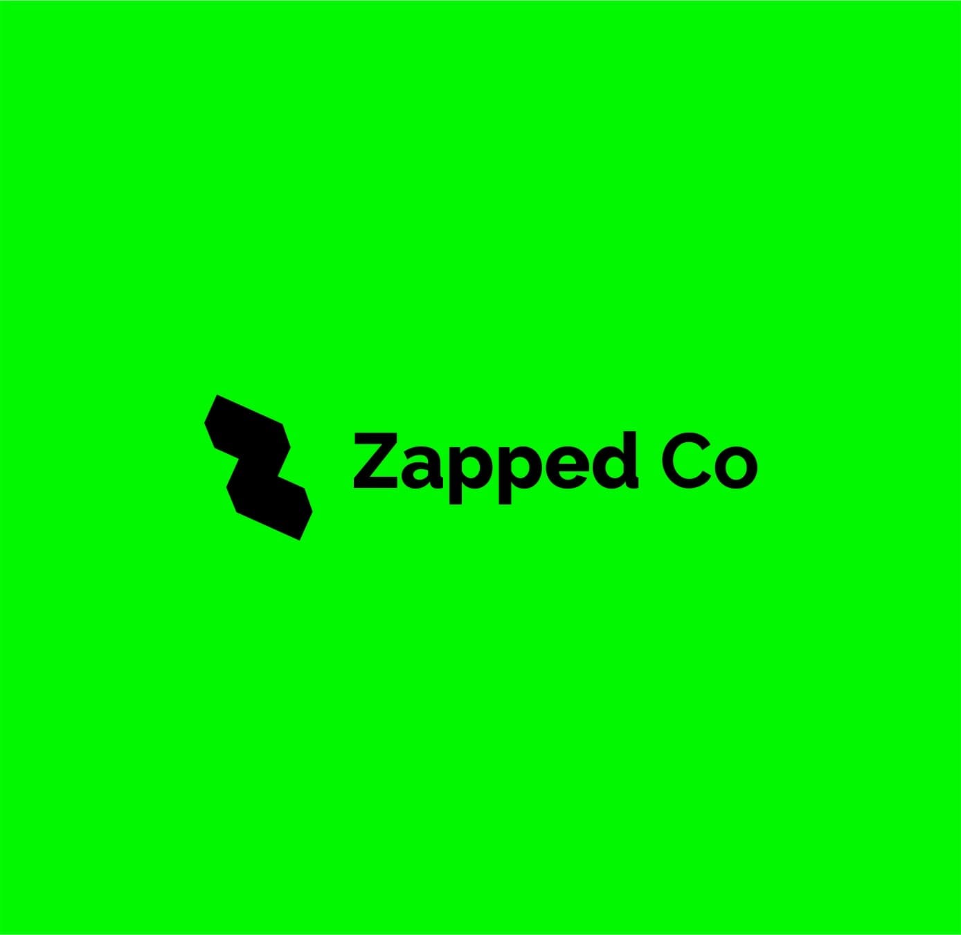 Zapped Co brand identity