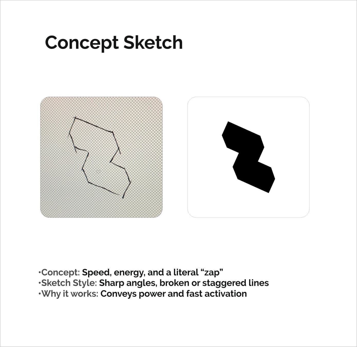 Logo concept sketches