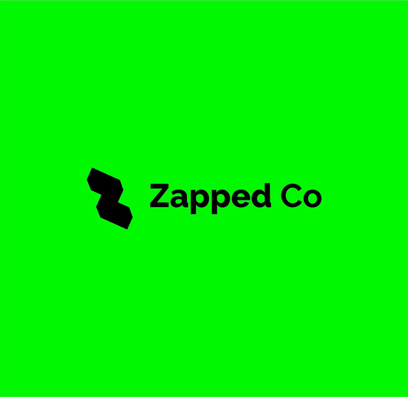 Zapped Co brand identity
